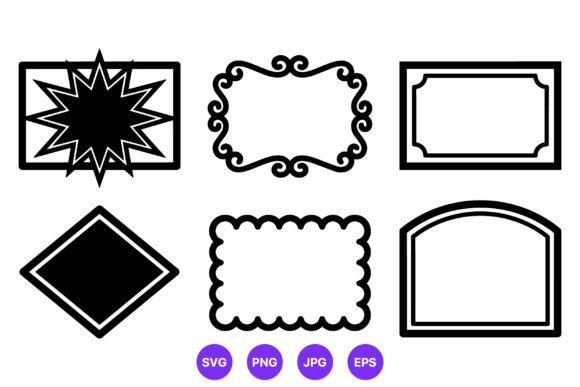 Black and White Ornate Label Frames – A Practical Review for Digital Sellers