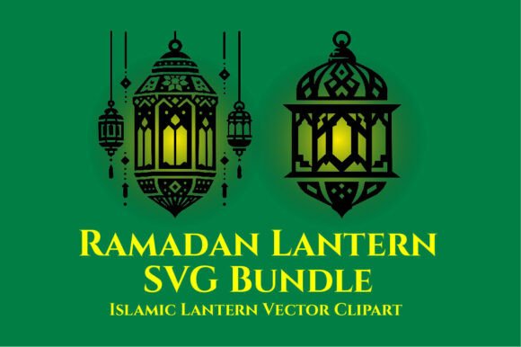 Illuminate Branding with Ramadan Lantern SVG Bundle for Local Business Design