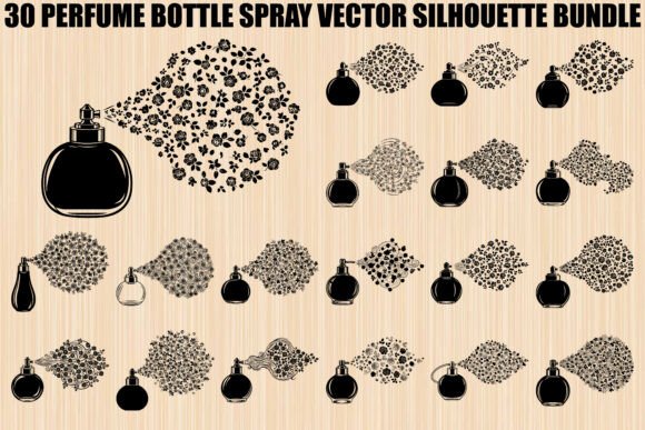 Perfume Bottle Spray Silhouette Bundle Review
