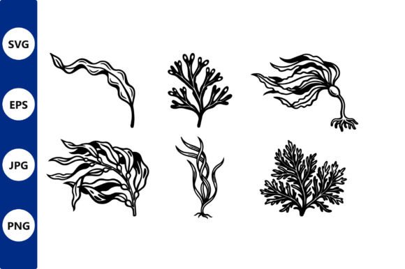 Seaweed Silhouettes: A Coastal Embroidery Staple